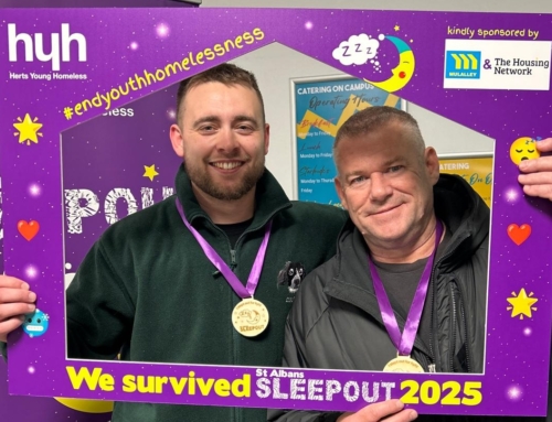 Echelon Sponsors Creative Workshop at Herts Young Homeless Sleepout