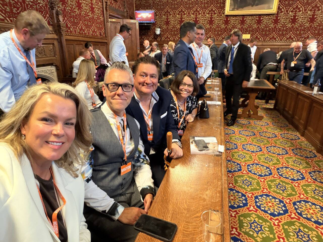 Mathew at House of Commons